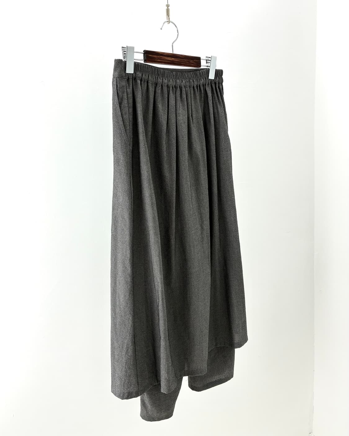 grey button skirtpants 상품이미지2