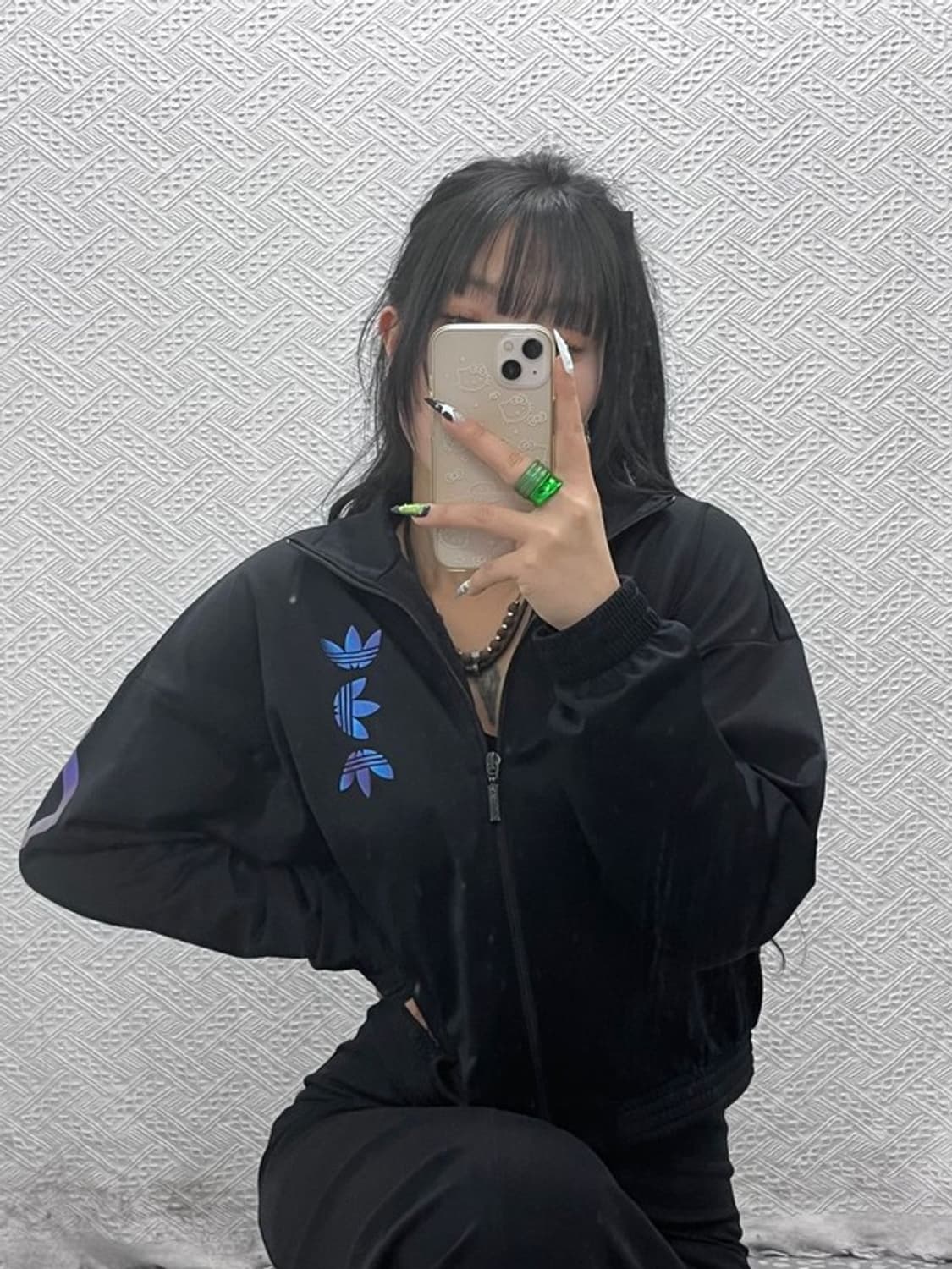 아디다스 파이어버드 제노 키치 빅 트레포일 져지 집업 L C08641 상품이미지2