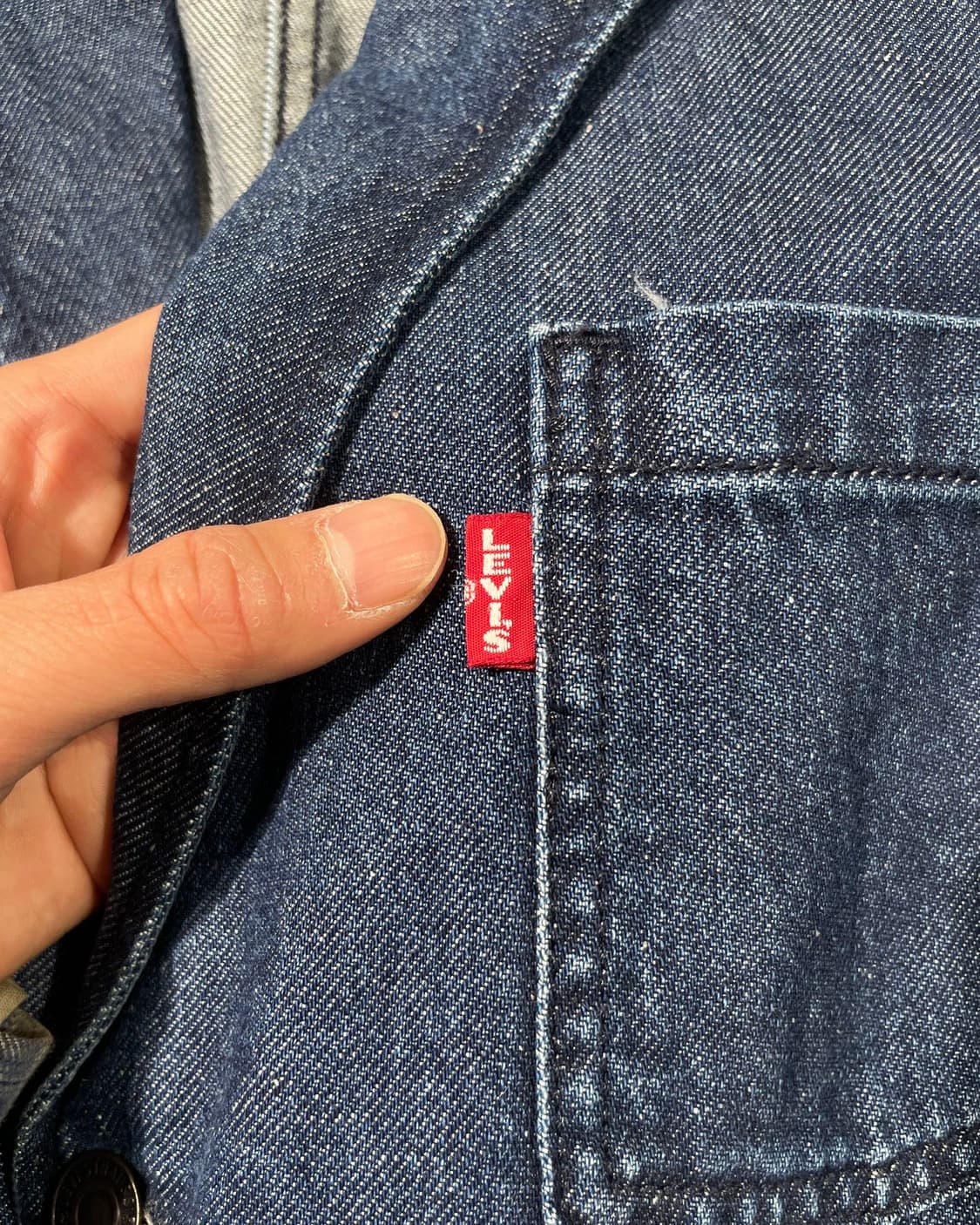 리바이스 진청 테일러드 데님 자켓 상품이미지9