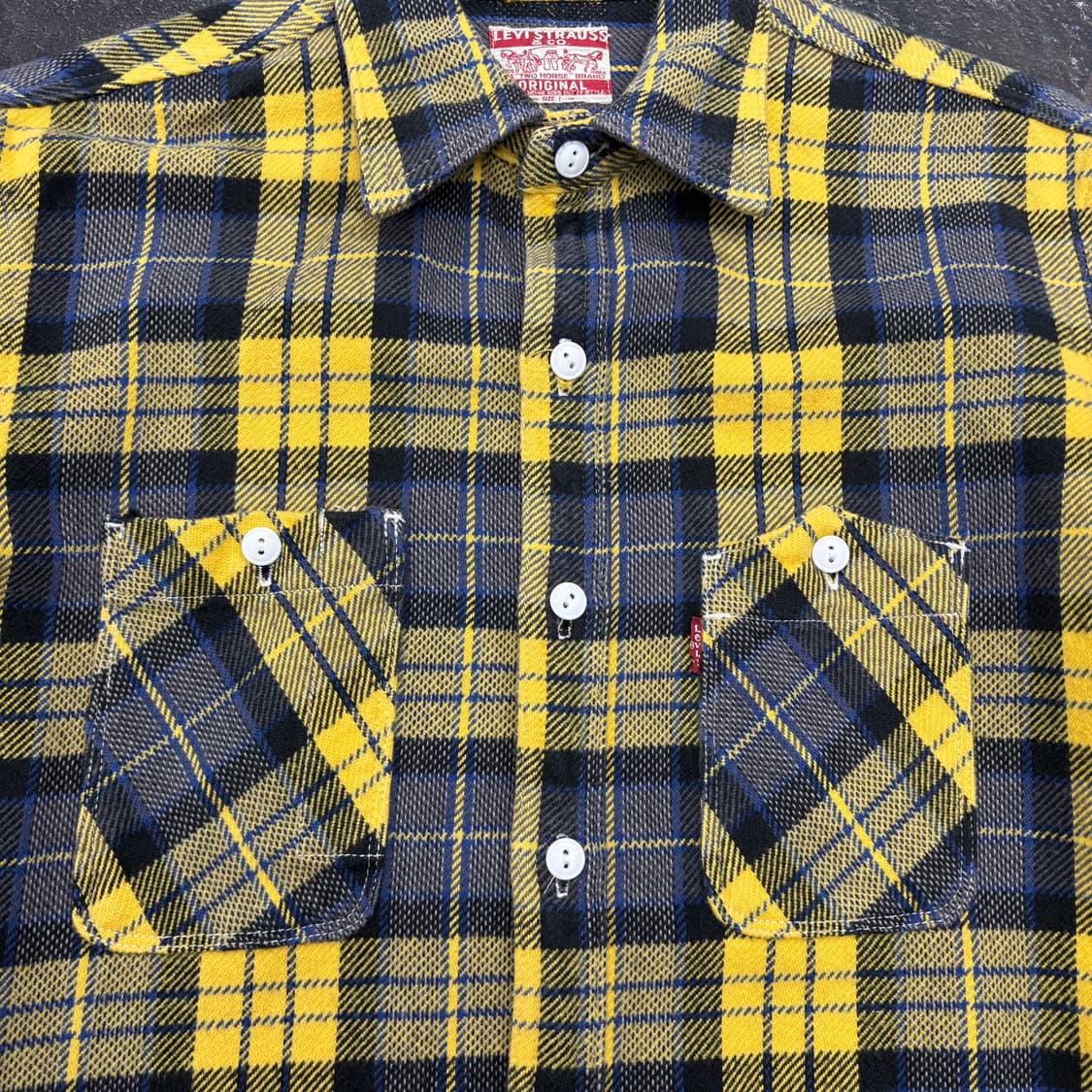 (95)리바이스플란넬체크셔츠 상품이미지3