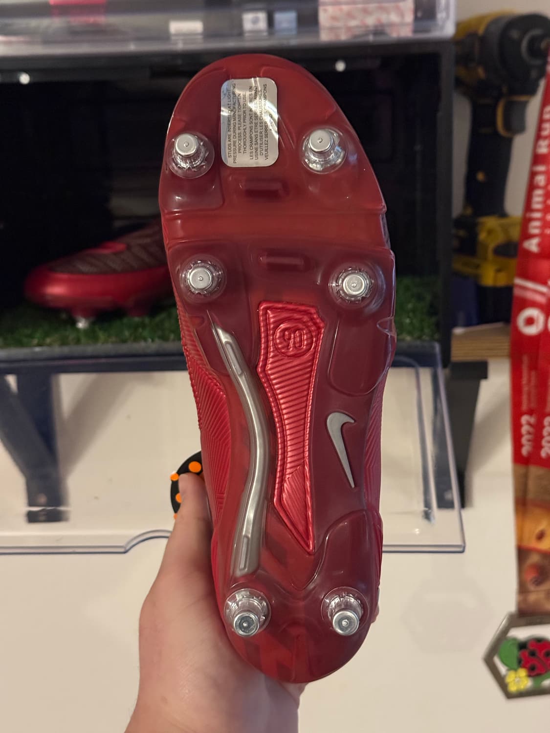 나이키 토탈 90 레이저 II SG (PROMO) VARSITY RED  상품이미지4