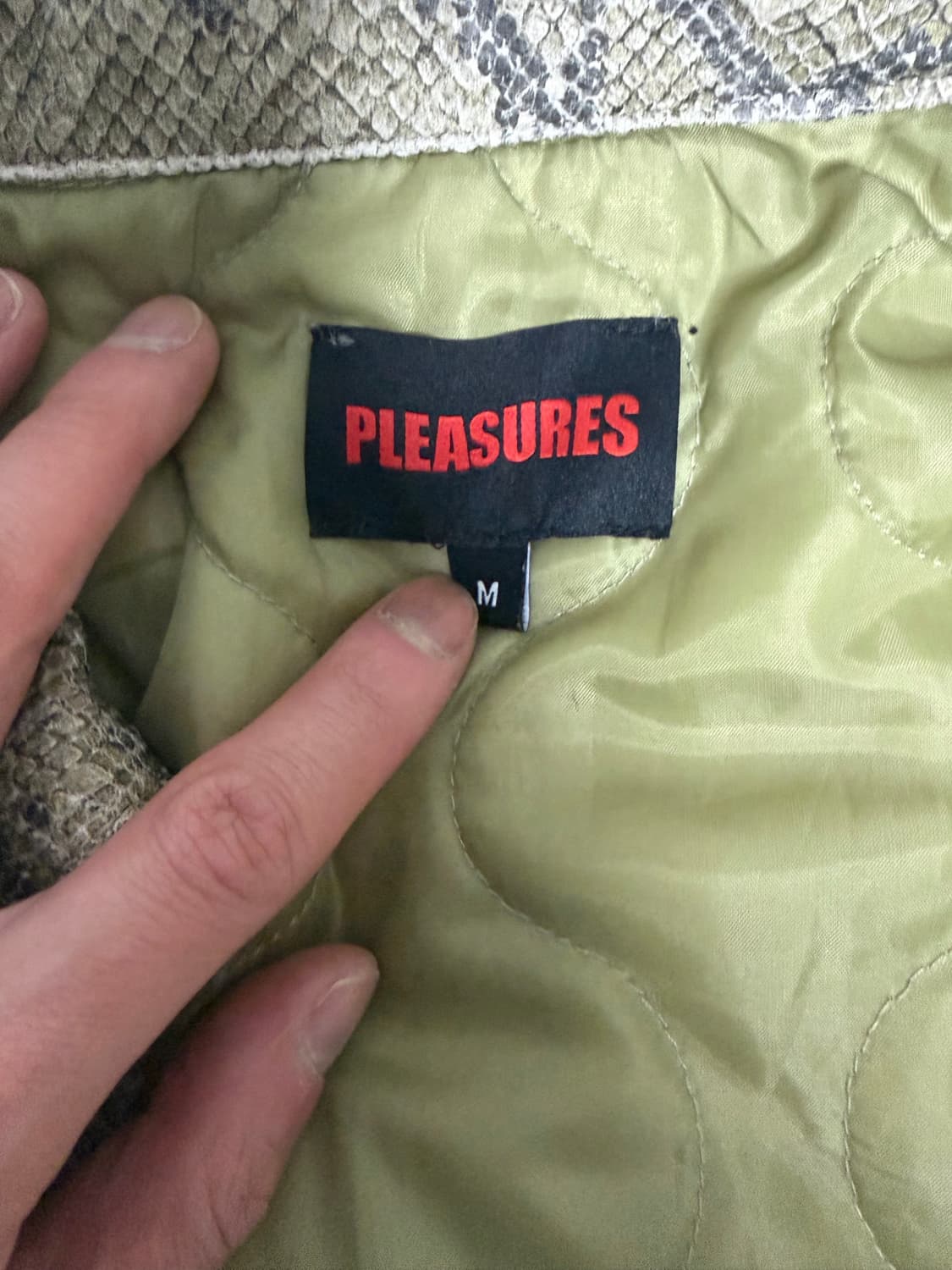 플레져스 뱀피 봄버자켓 m 상품이미지2