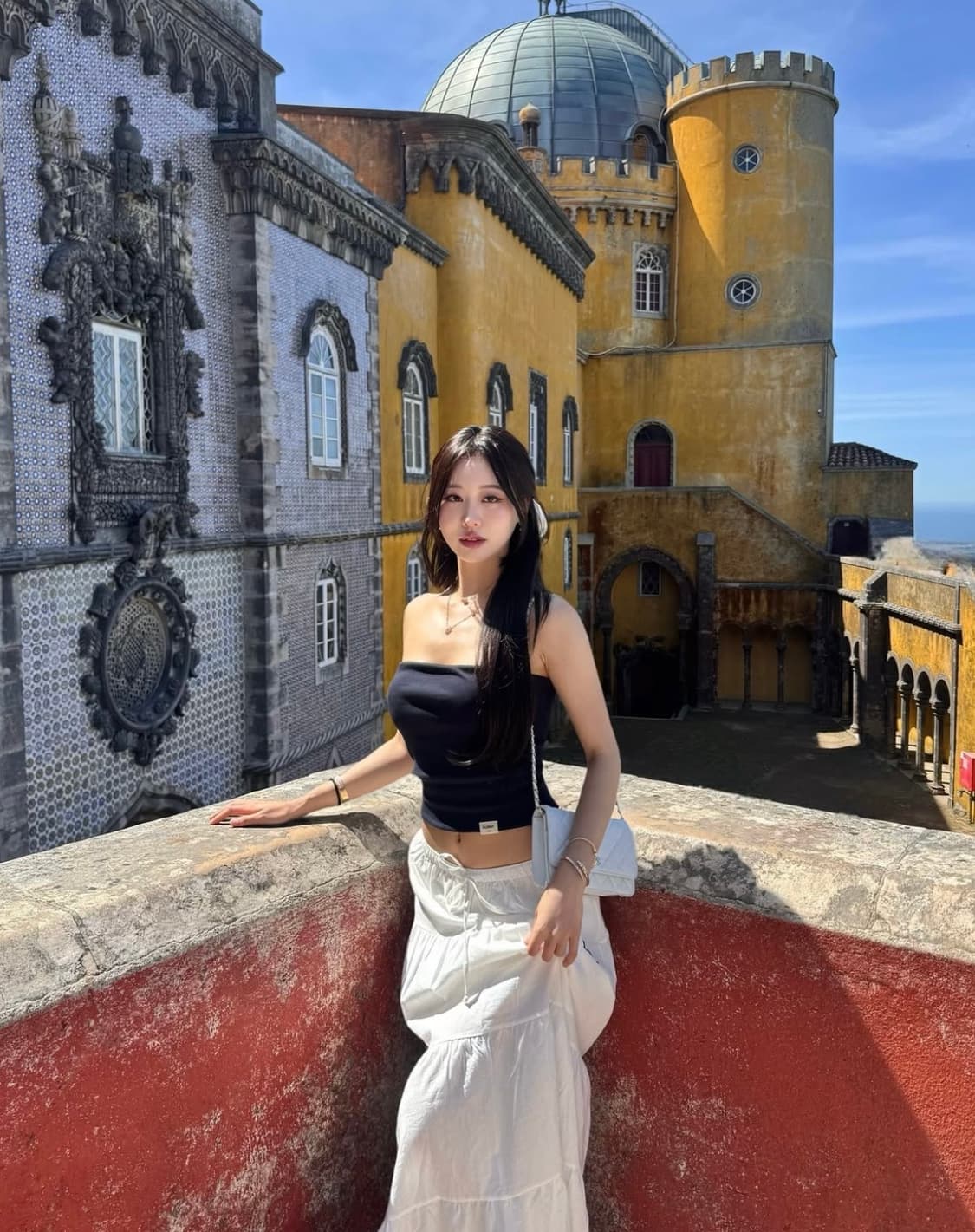 글로니 튜브탑 네이비 상품이미지4