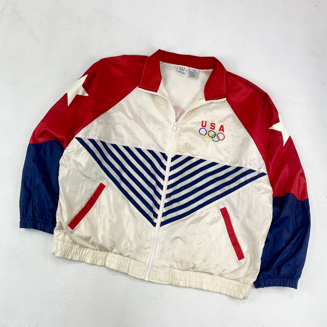 1984 La 올림픽 선수 지급용 나일론 트랙 자켓  상품이미지2
