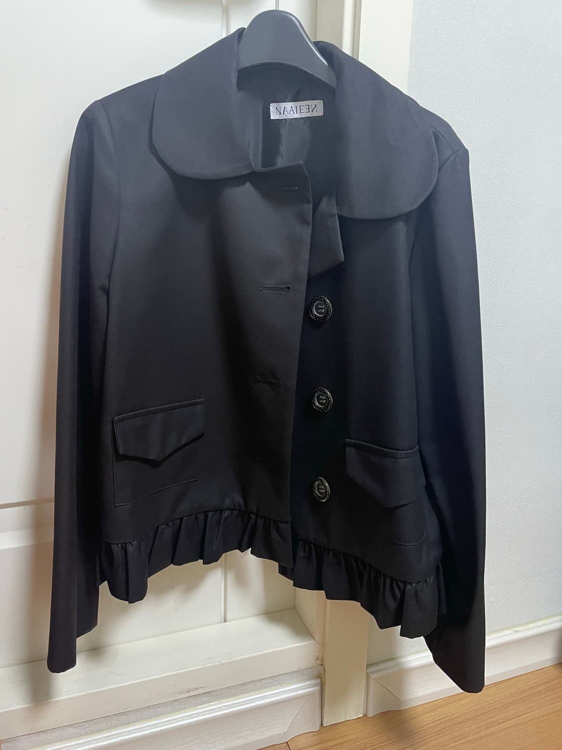 나이엔 프릴자켓 (블랙) 상품이미지3
