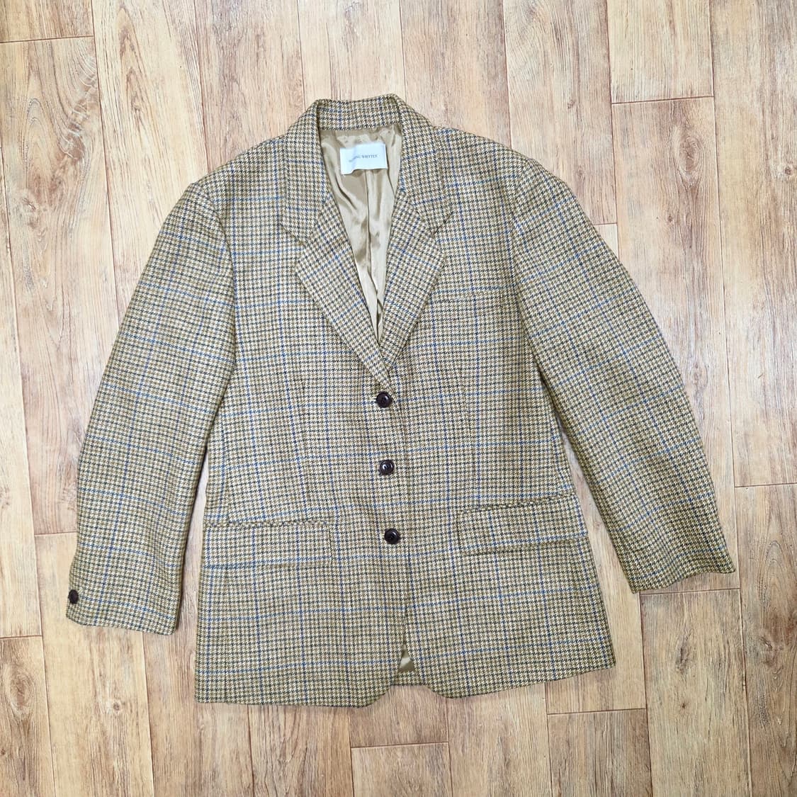 낫띵리튼(NOTHING WRITTEN) 체크 울자켓 프리사이즈 상품이미지3