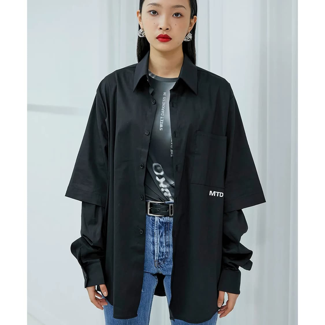 몰댄돕 오버사이즈 셔츠 상품이미지9
