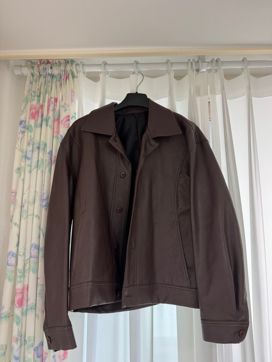 드로우핏 페이크 레더자켓 상품이미지1