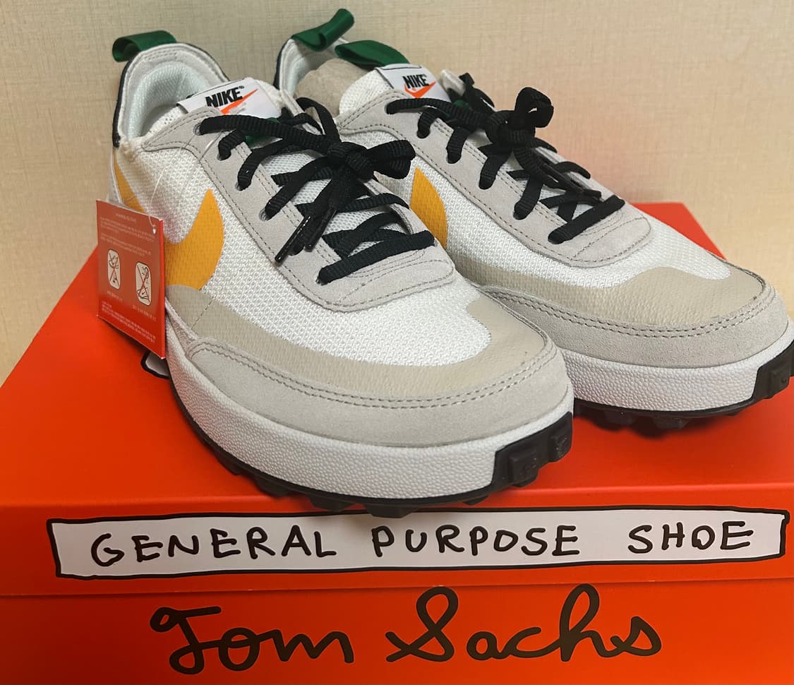 275) 나이키 x 톰 삭스 제너럴 퍼포즈 슈 파인 그린 유니버시티 골드 상품이미지2