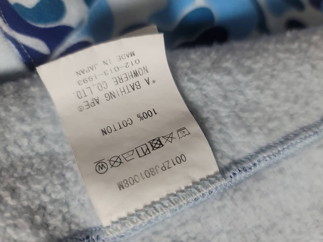 베이프 ABC 카모 샤크 더블후드 라이트 블루 급처ㅜ 상품이미지7