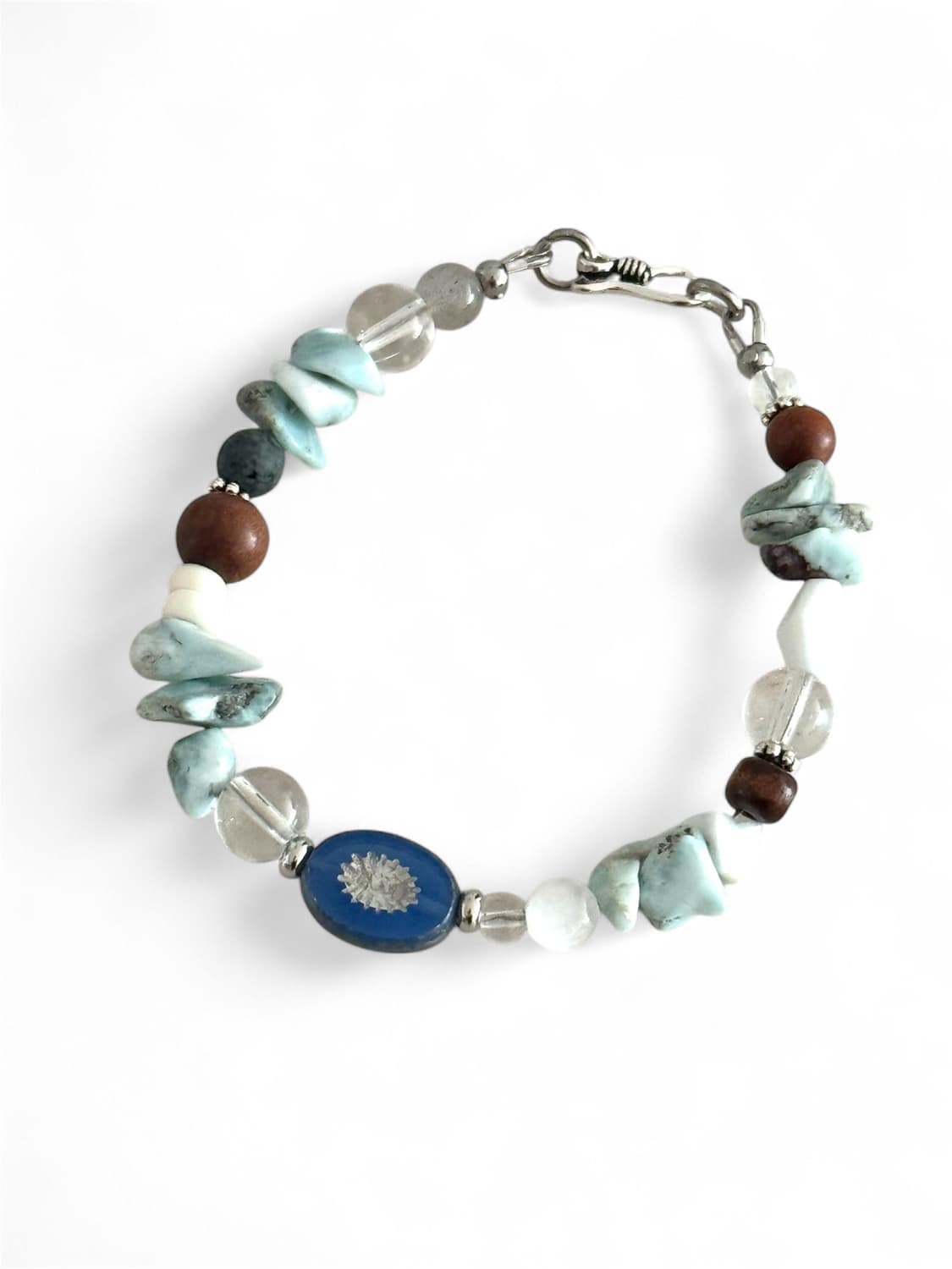 블루 라리마 마레 원석 팔찌 상품이미지5