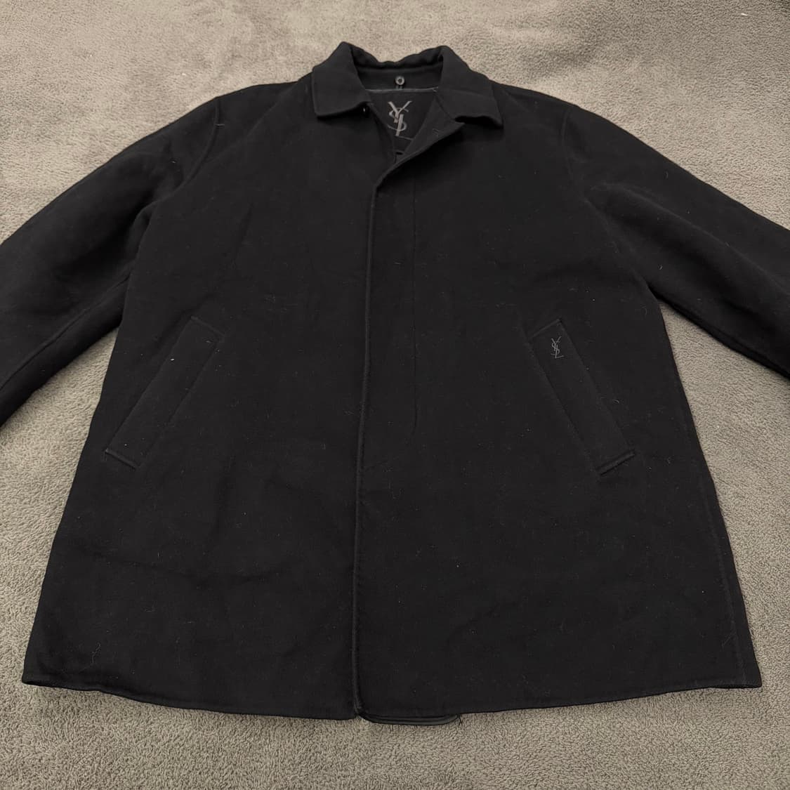 [정품/100] YSL 입생로랑 캐시미어 블렌드 싱글 코트 상품이미지3