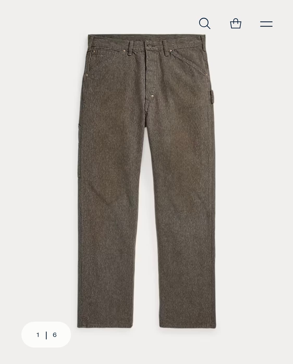 RRL 엔지니어핏 트윌 카펜터 팬츠 상품이미지1