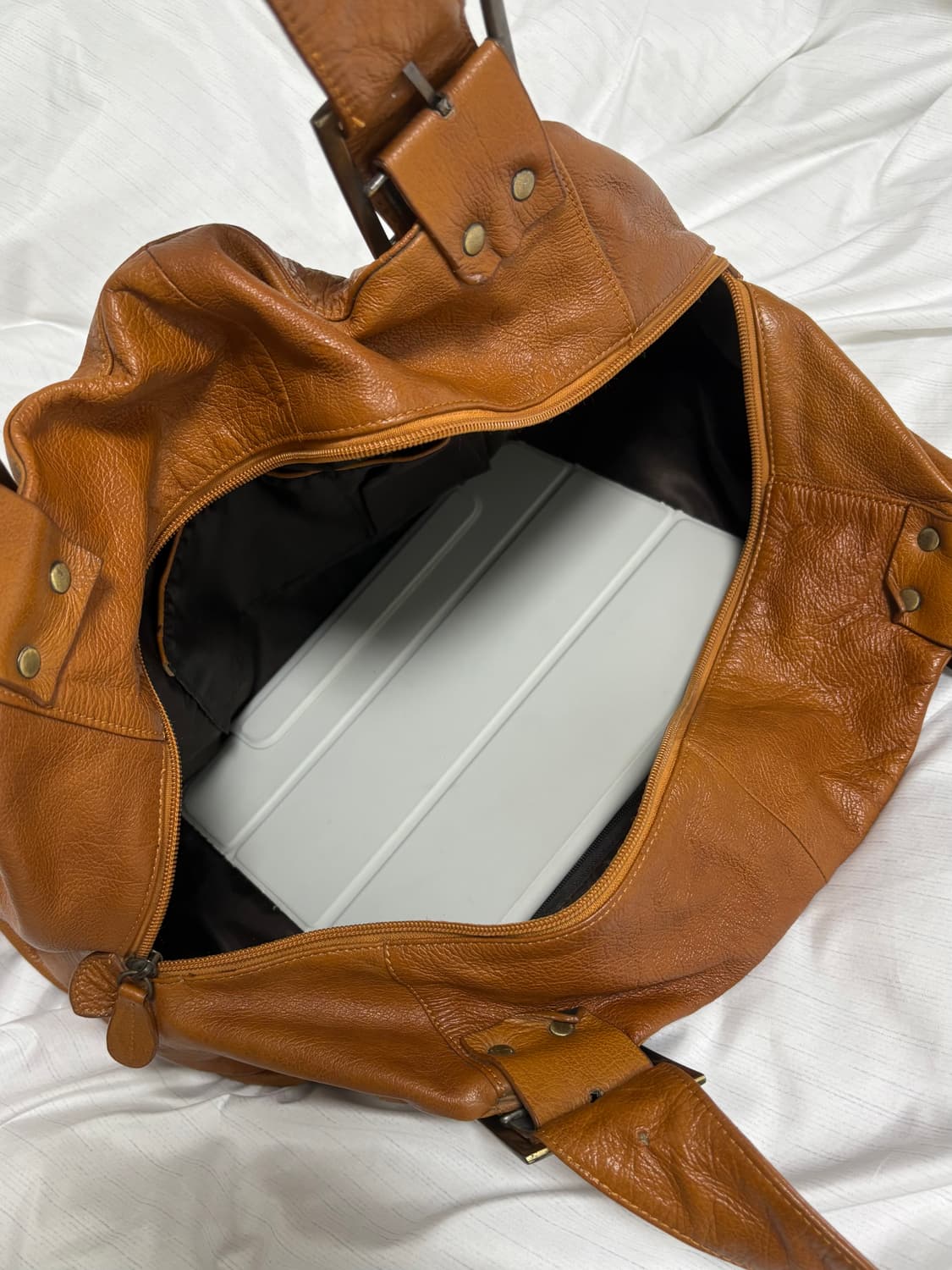 빈티지 레더 숄더백 상품이미지6