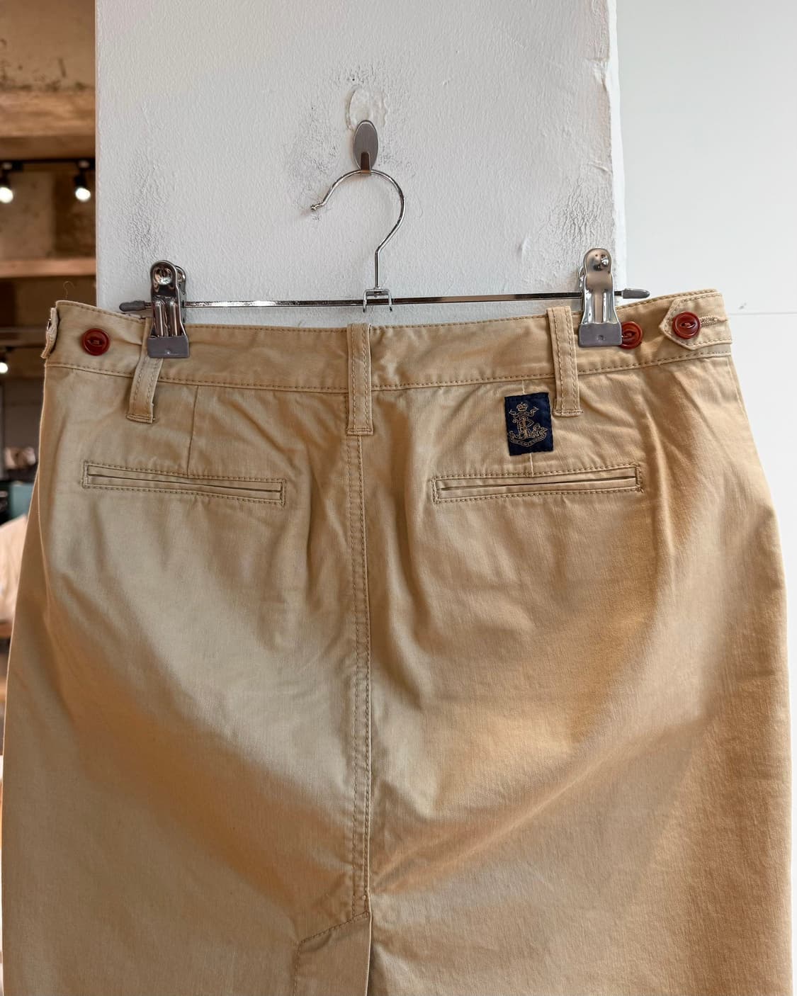 폴로 진스 컴퍼니 베이지 미니스커트  상품이미지6