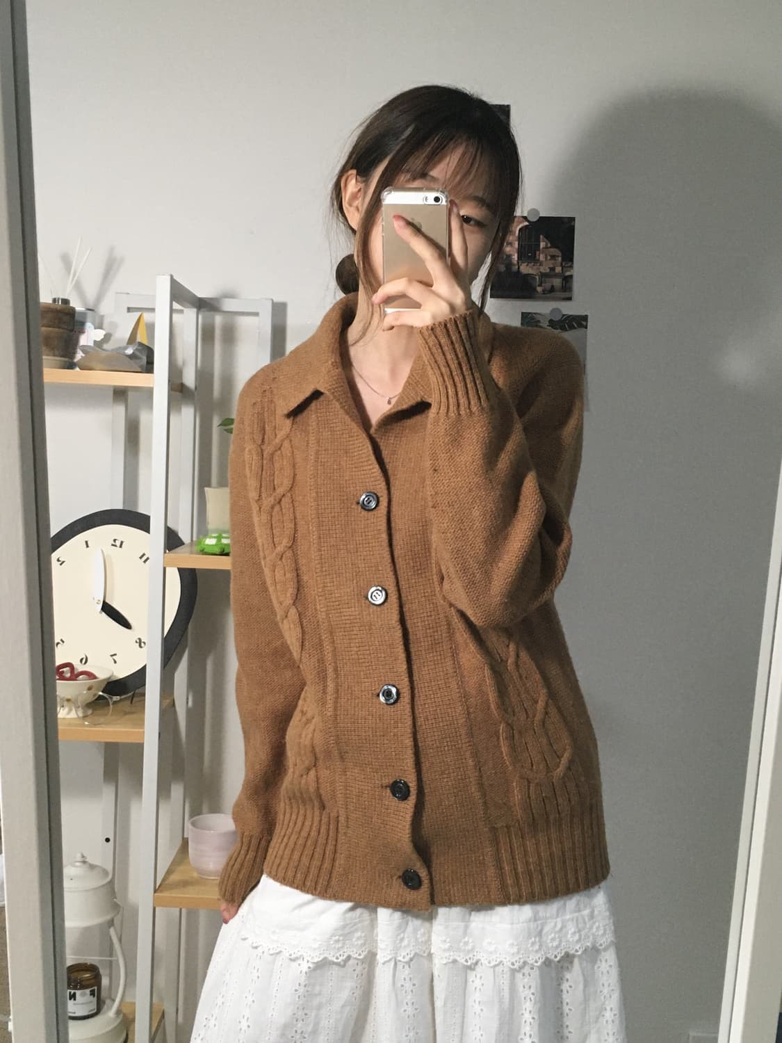 우디 케이블 가디건 상품이미지1