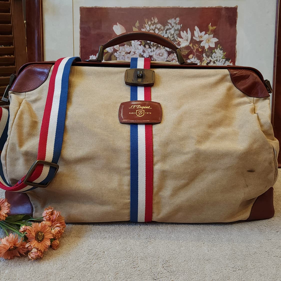 듀퐁 더플백 캔버스 레더 닥터백 아이코닉 코지백 보스턴백 상품이미지2