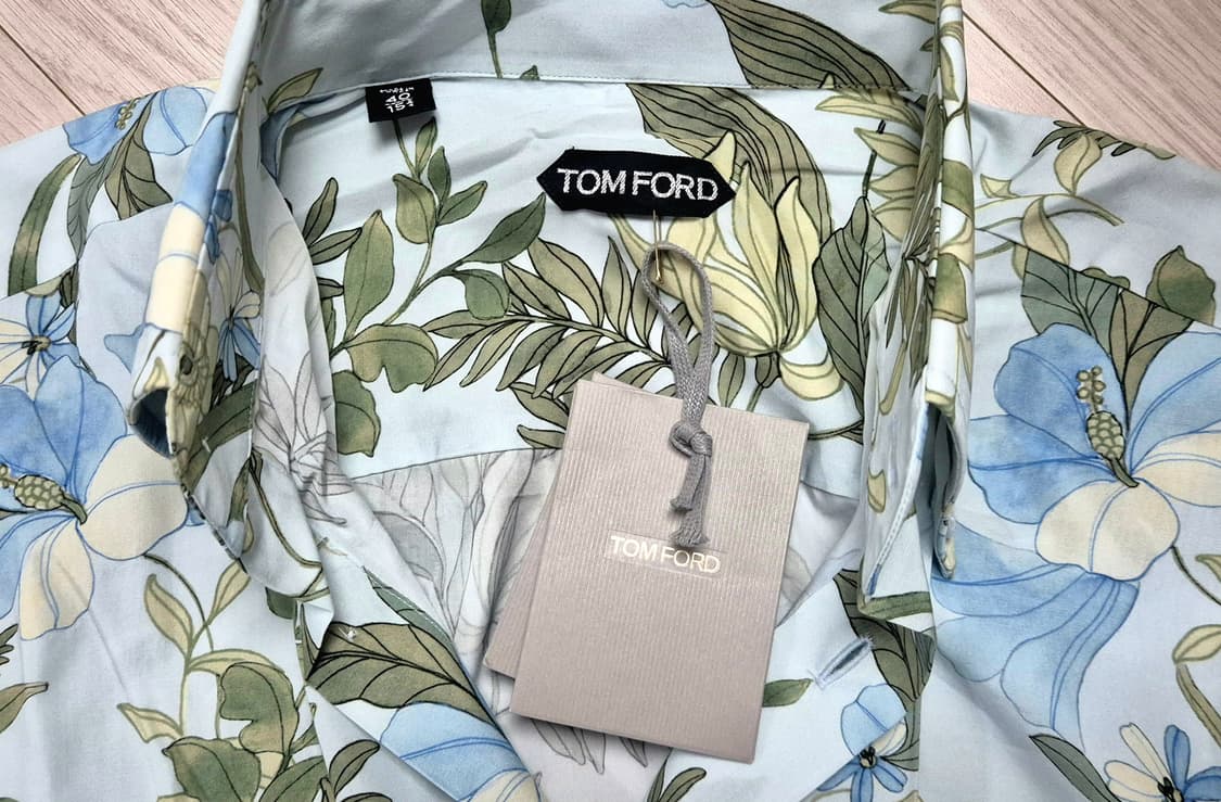 톰포드 TOM FORD 플로럴 라이오셀 셔츠 상품이미지3