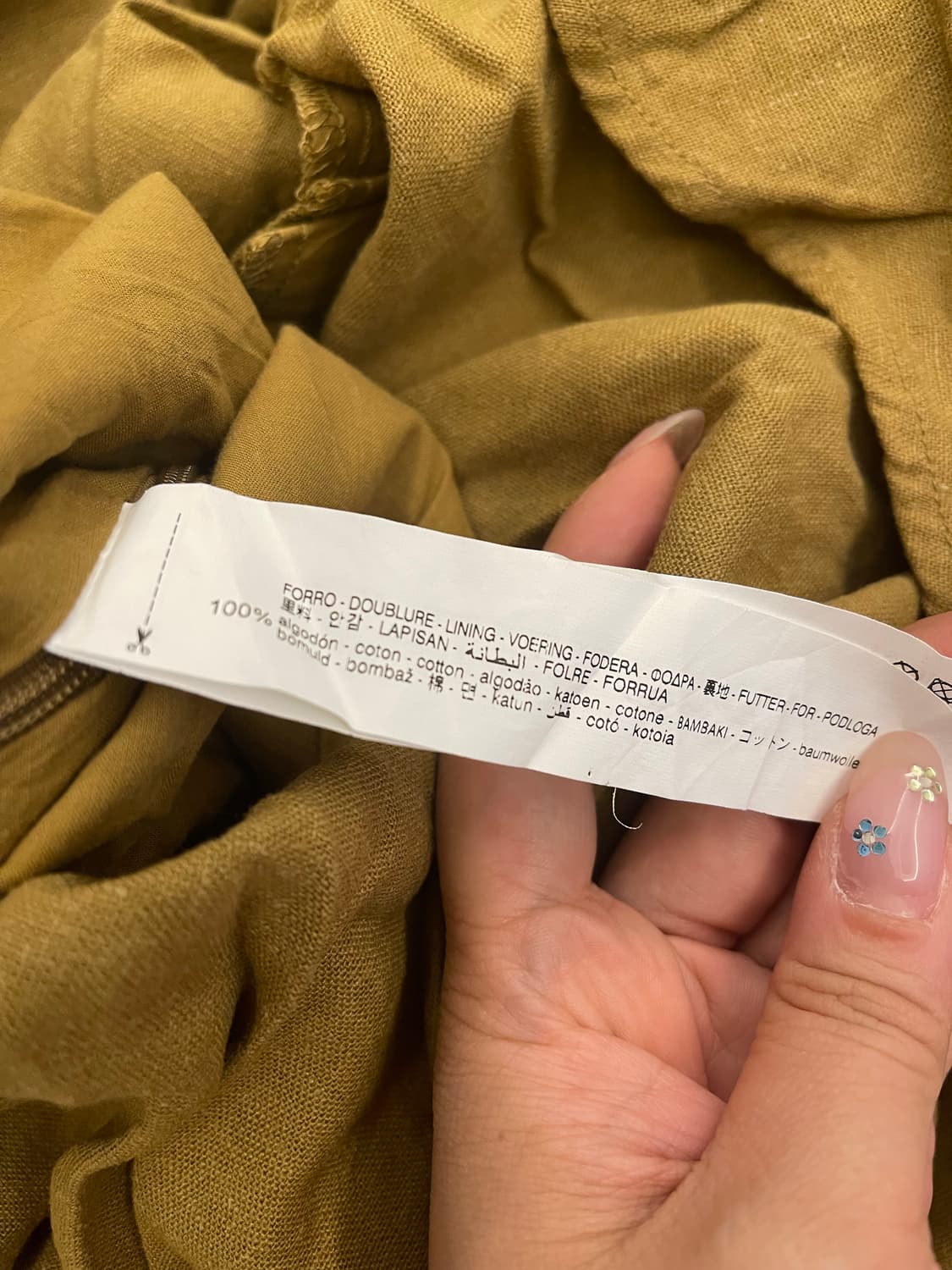 ZARA 자라 린넨 혼방 원피스 L 상품이미지4