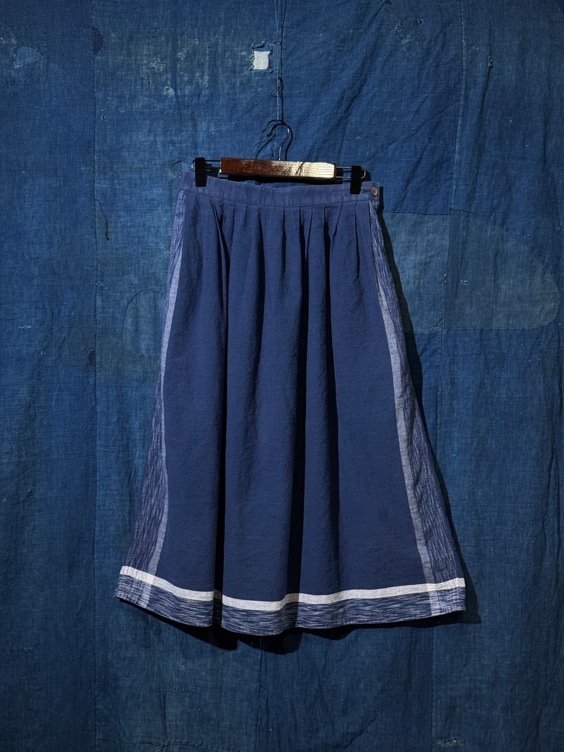 25inch ) ISSEY SPORT Indigo Flare Skirt 상품이미지1