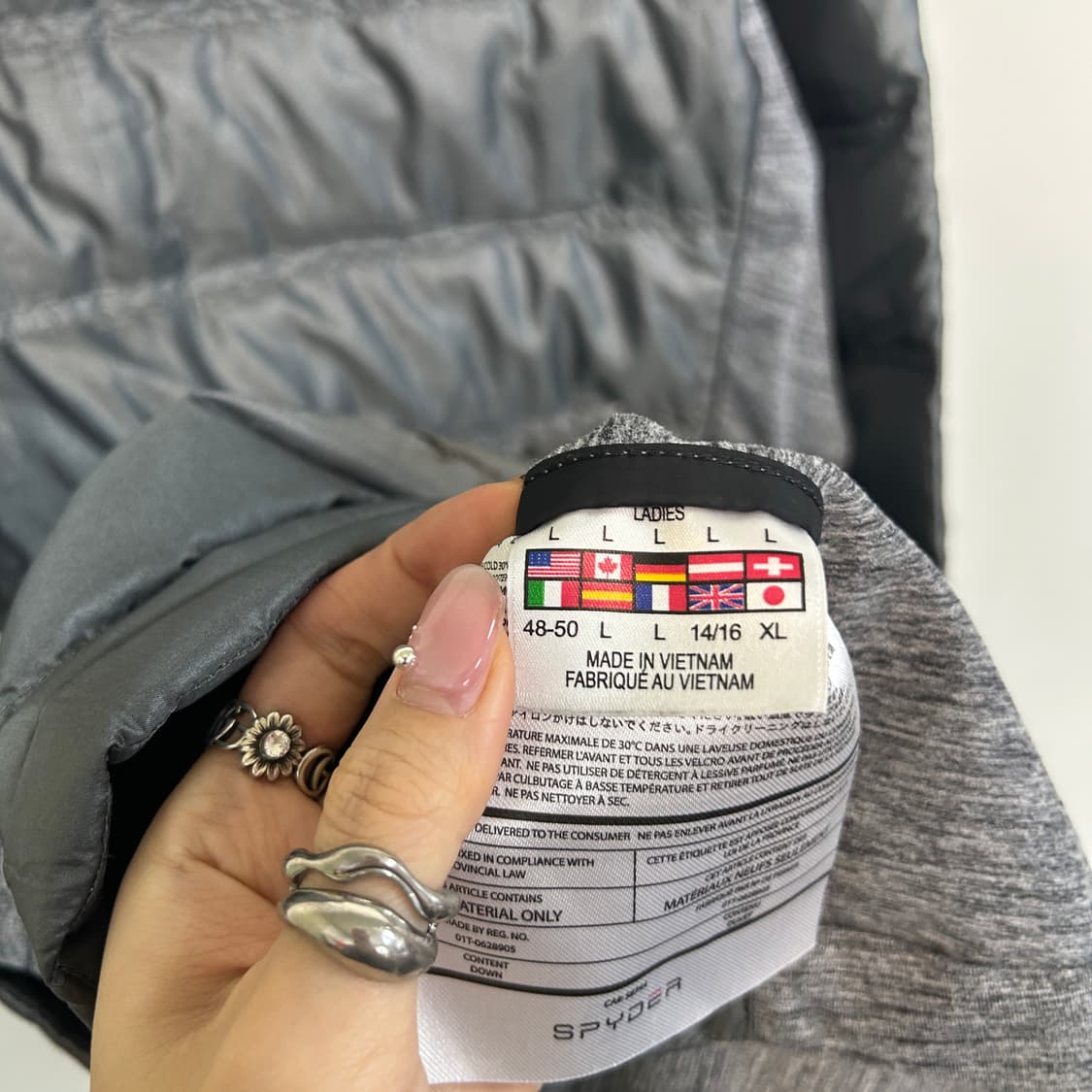 스파이더 남성 하이브리드 푸퍼 자켓 L 상품이미지6