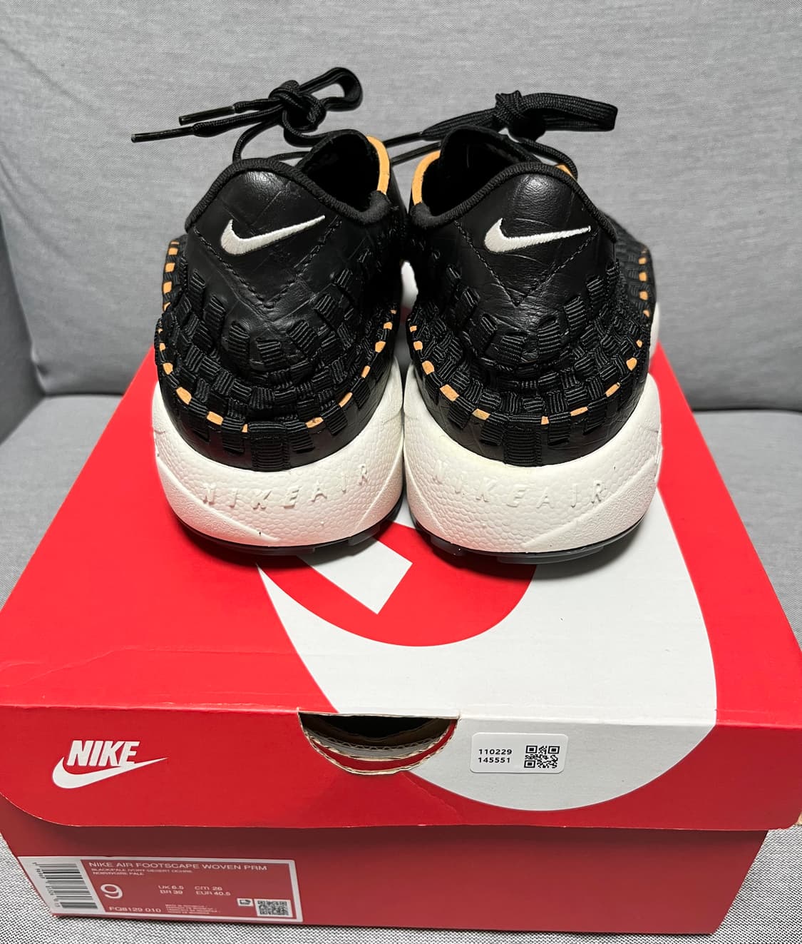 @새상품@ 나이키 풋스케이프 우븐 블랙 상품이미지5