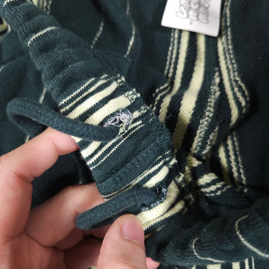 예스아이씨 스트라이프 스웻팬츠  상품이미지5