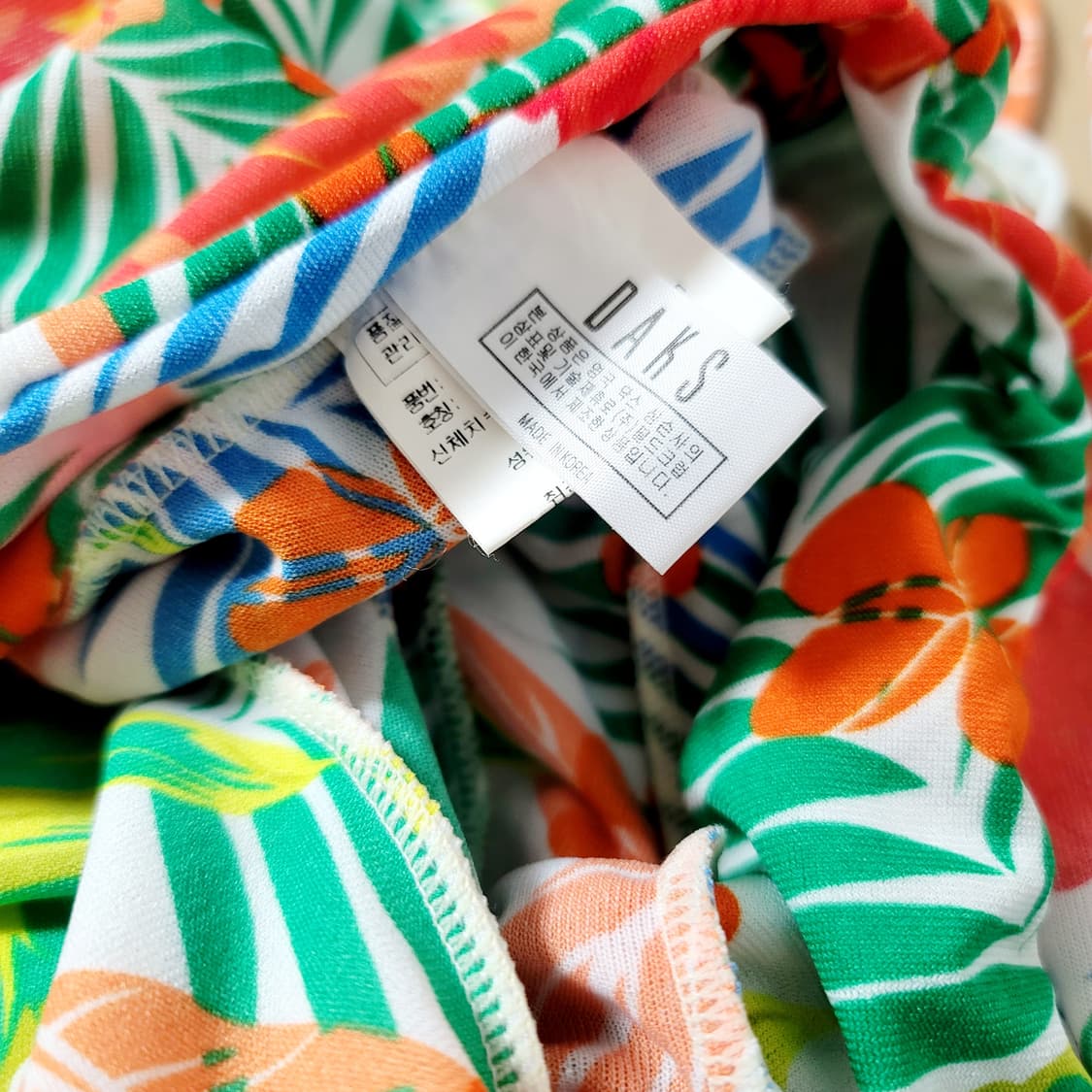 닥스 DAKS 쓰리피스 수영복 비키니 (표기M/가슴85/엉덩이90) 상품이미지5