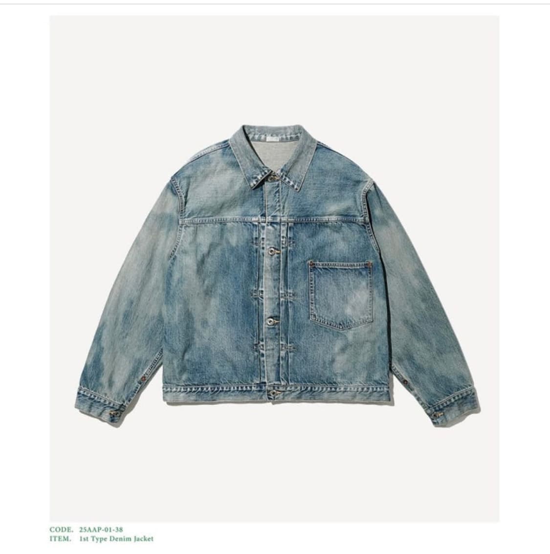 아프레쎄 25AW 1st Type Denim Jacket 1st 상품이미지1