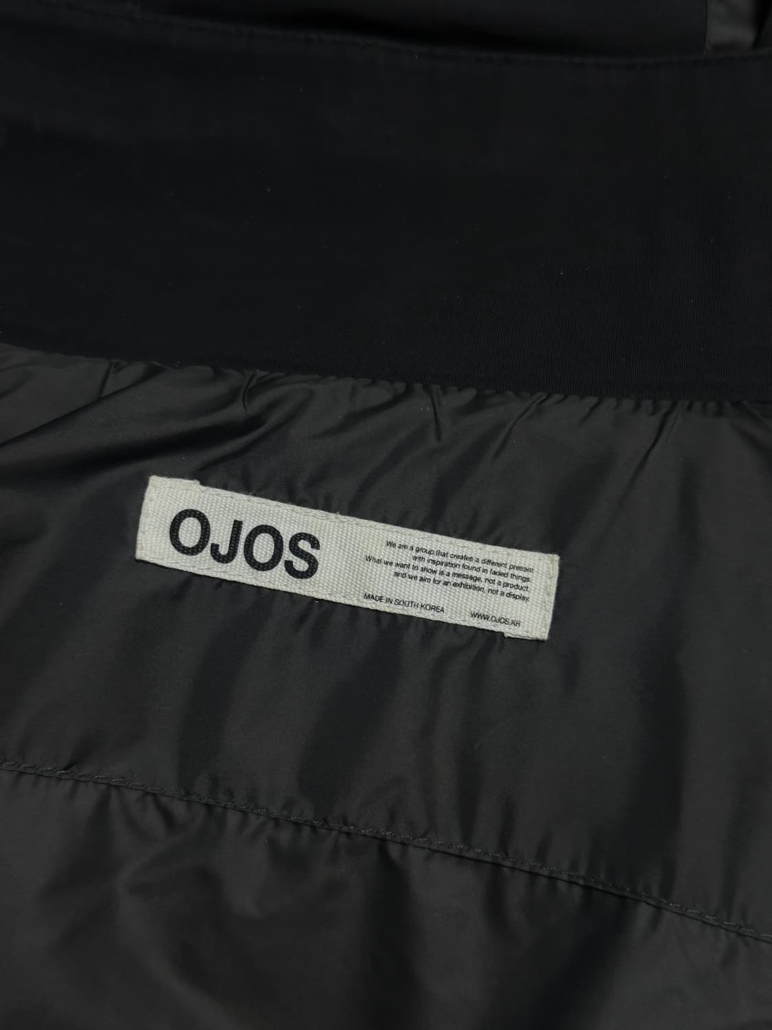 오호스 워치홀 바람막이 블랙 2사이즈 상품이미지4