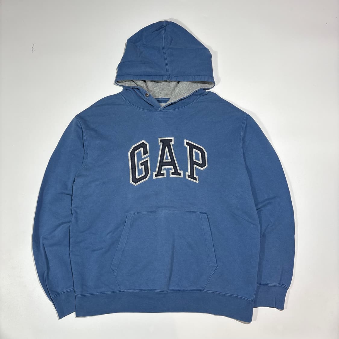갭 블루 빅 로고 후드티 상품이미지1