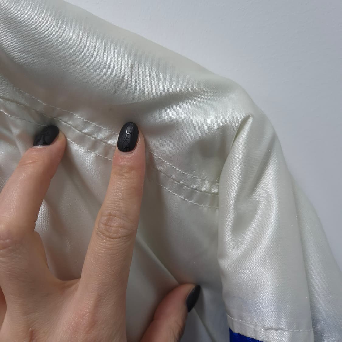 NBA 필라델피아 세븐티식서스 하드우드 클래식 사틴 바시티 자켓 L 상품이미지7