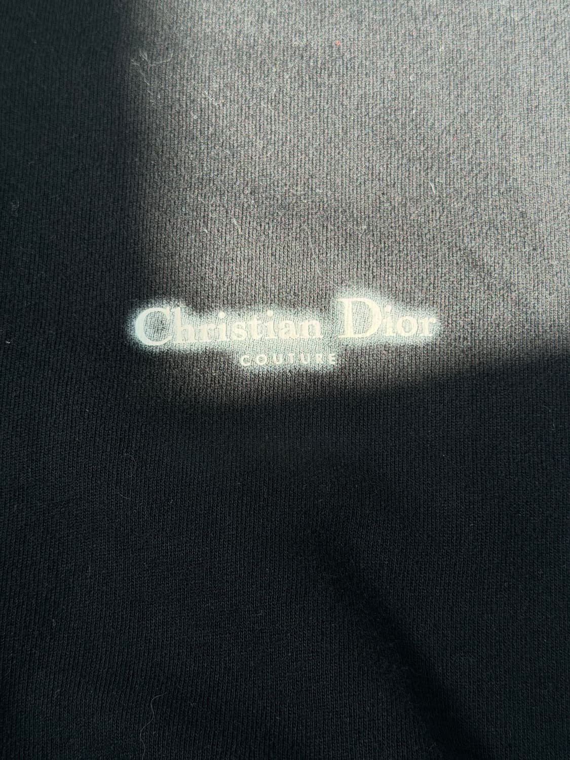 디올 꾸뛰르 헤비웨이트 후드집업 XL 한글택 상품이미지3