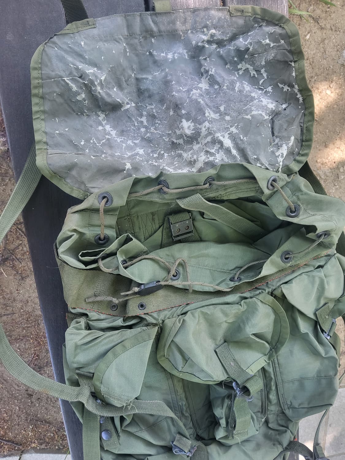 미군정품 미디움사이즈 엘리스팩  상품이미지2