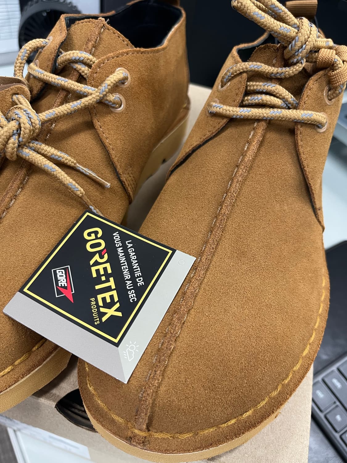 [UK8]클락스 데저트트랙 고어텍스 스웨이드 탄 상품이미지4