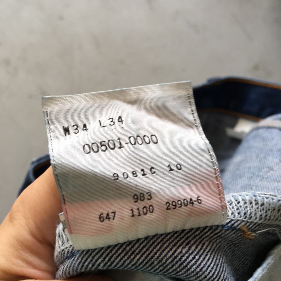 2000‘s Levi’s 501xx Denim 상품이미지5