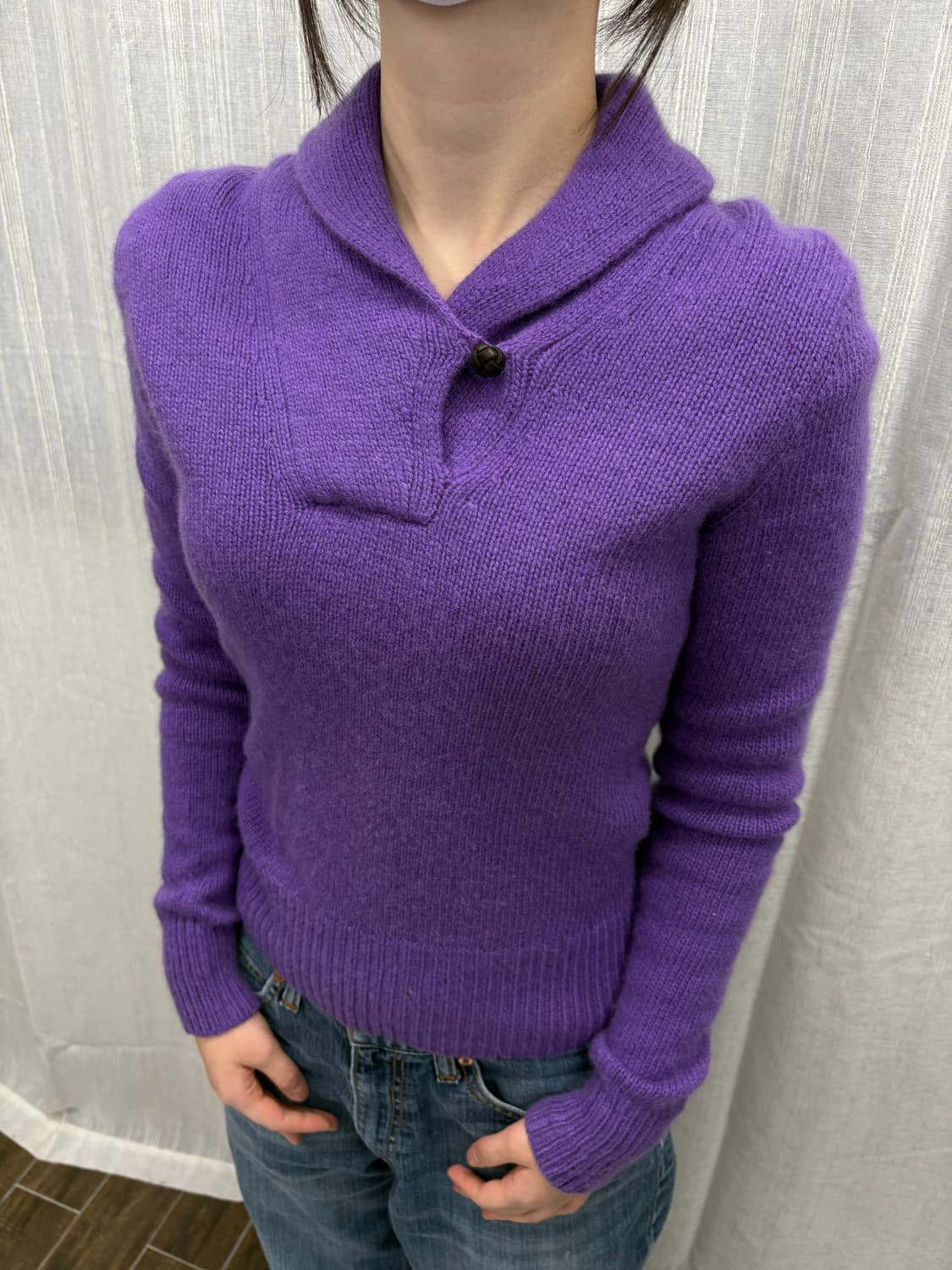 폴로 랄프로렌 숄카라 캐시미어 울 니트 상품이미지1