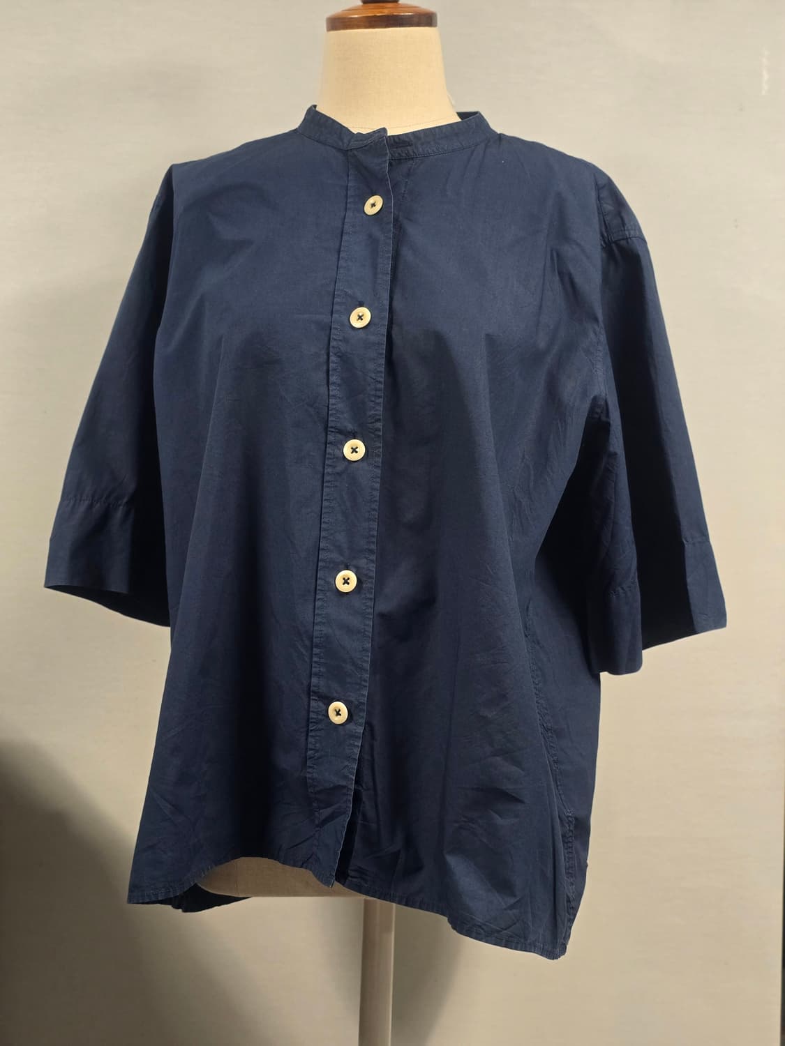 마가렛 호웰 네이비 코튼 셔츠 3 상품이미지2