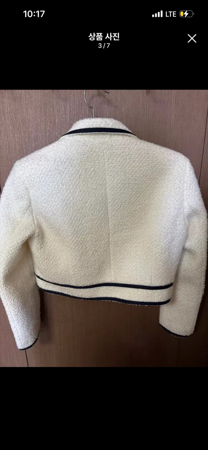 ANGELO BIANCO 안젤로비안코 트위드 자켓 아이보리 1사이즈 상품이미지5
