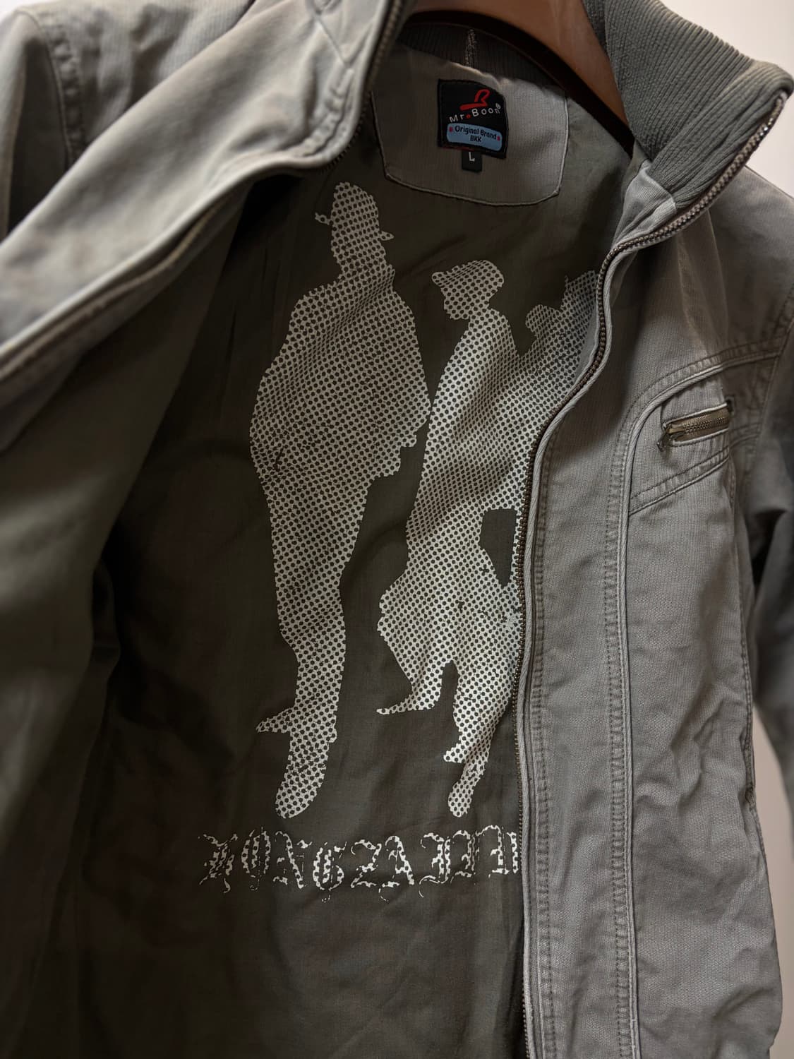 (L) Mr. boon 락시크 y2k 후드 블루종 자켓 상품이미지6