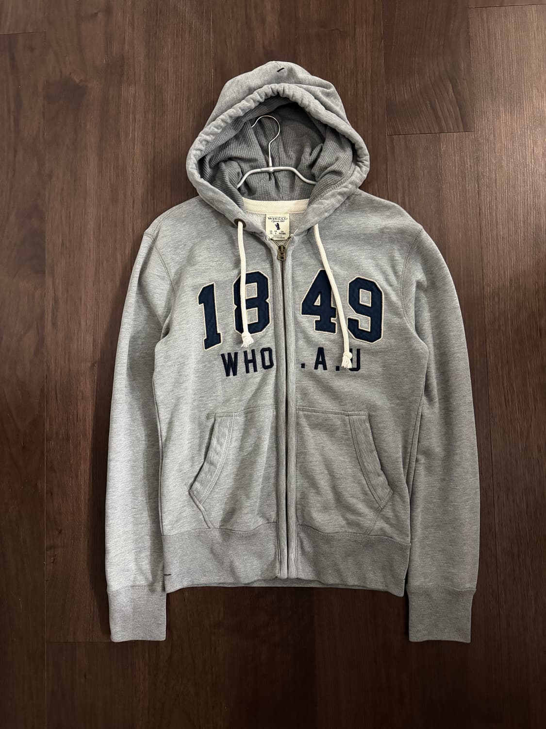 후아유 그레이 후드집업 상품이미지1