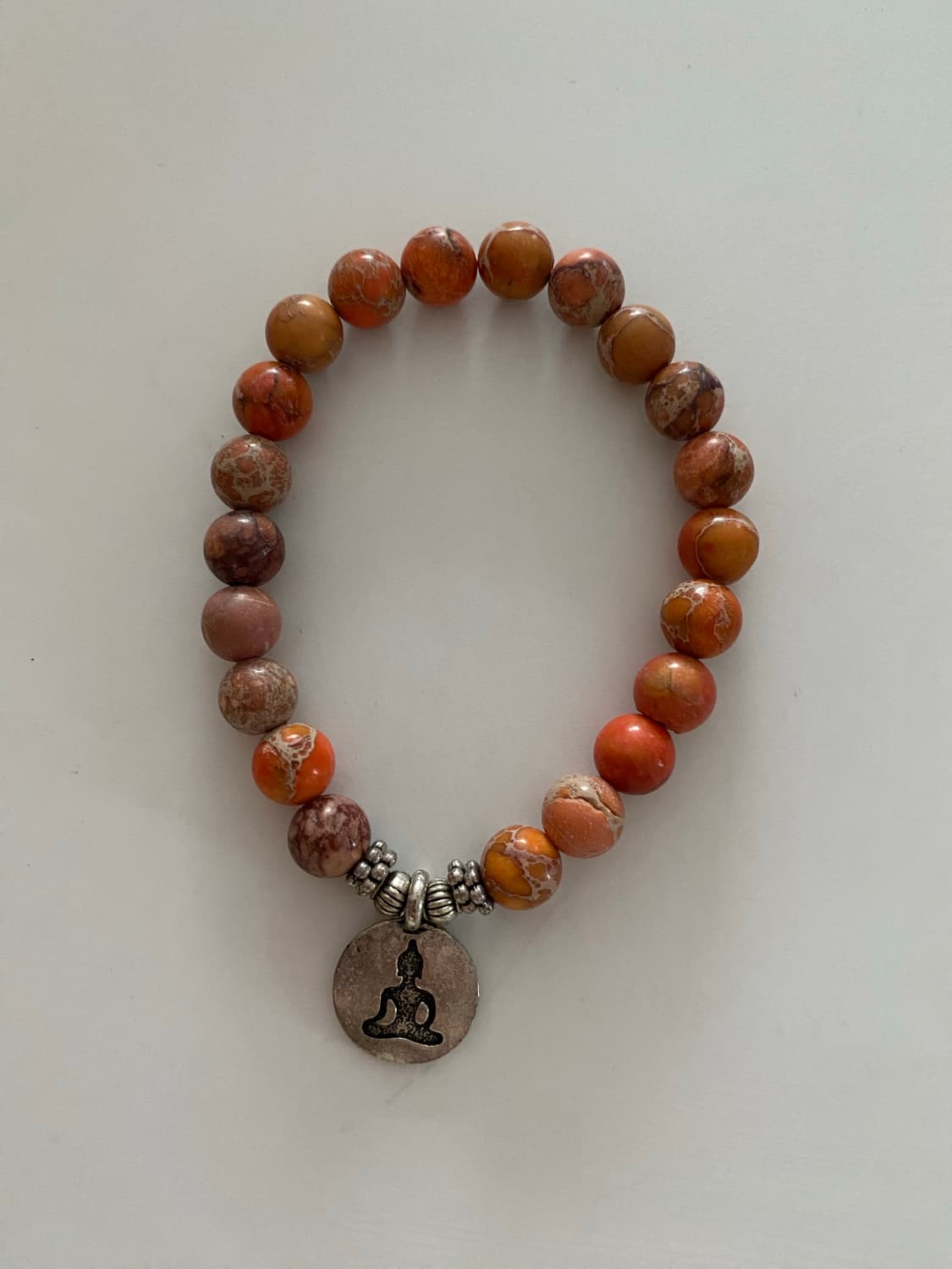 오렌지 원석 팔찌 요가 명상 상품이미지2
