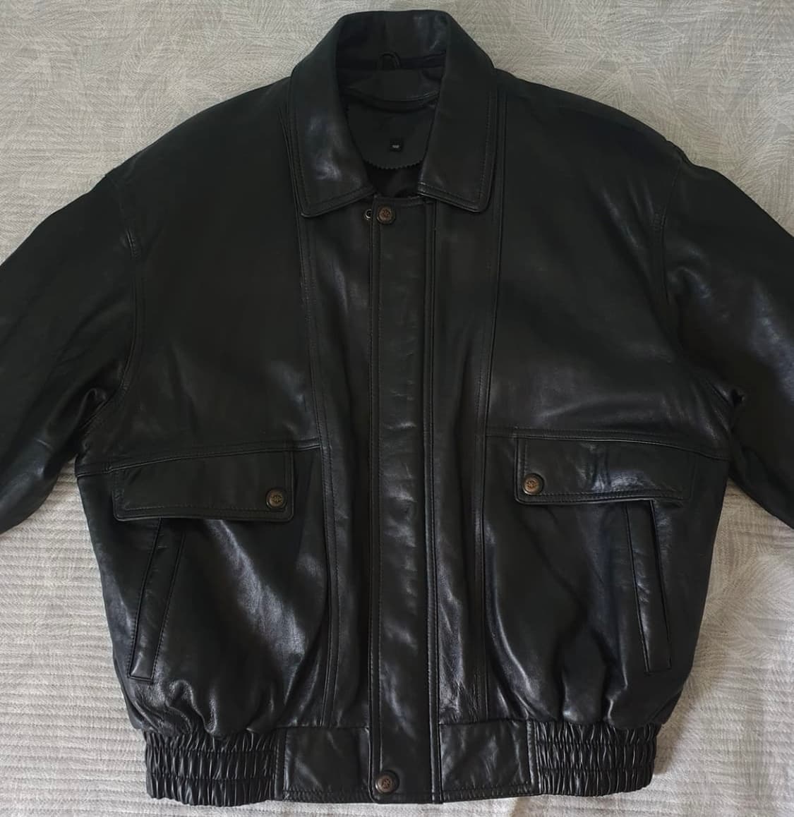 빈티지 양가죽 봄버 자켓 점퍼 상품이미지1