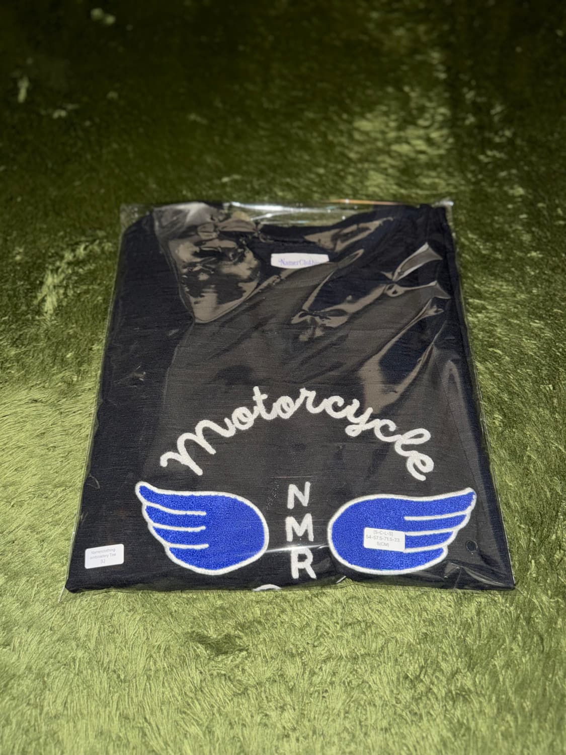 [L] 네이머클로딩 모터사이클 슬럽 싱글스티치 티셔츠 블랙 상품이미지10