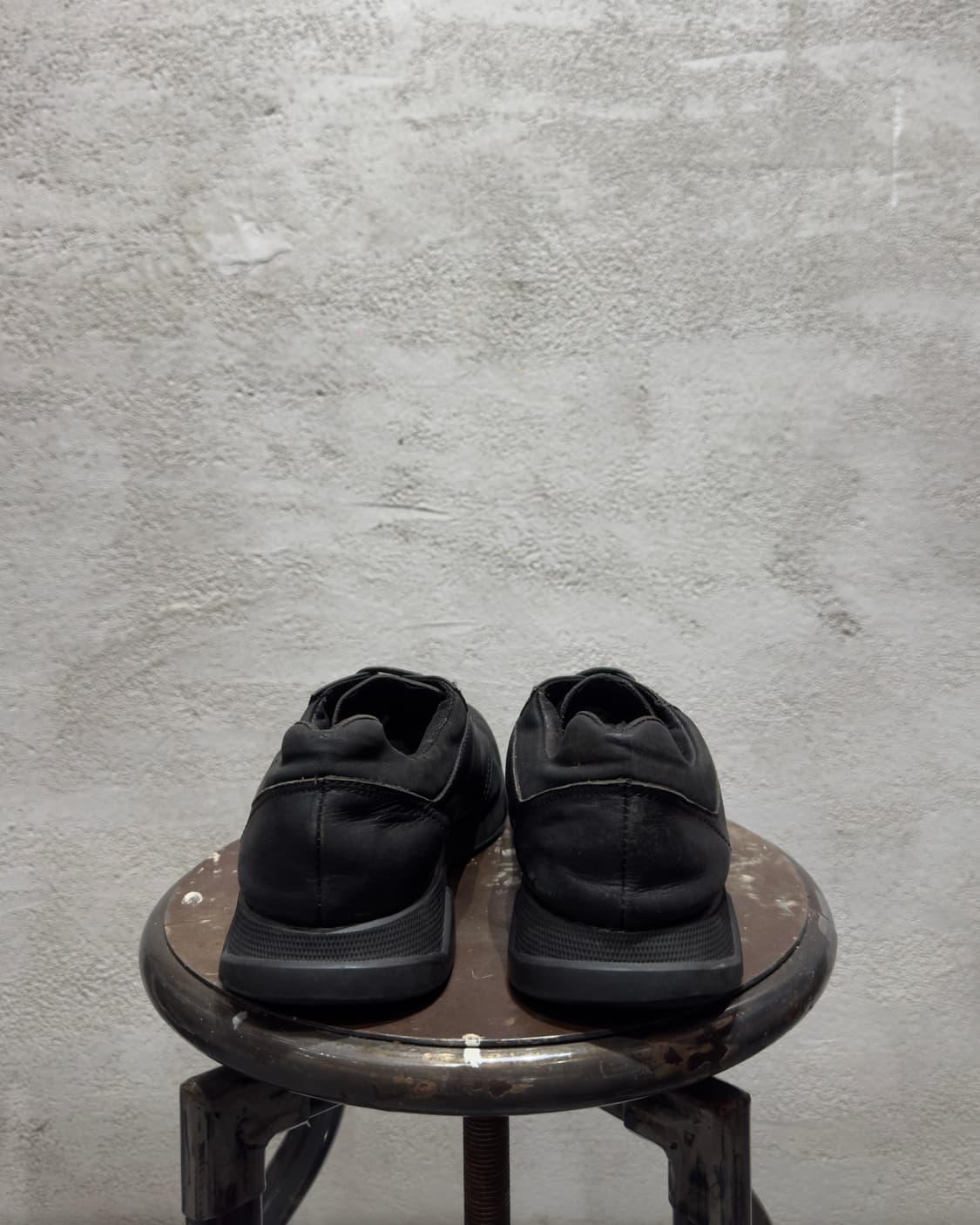 프라다 스포츠 블랙 레더 로우탑 스니커즈 상품이미지3