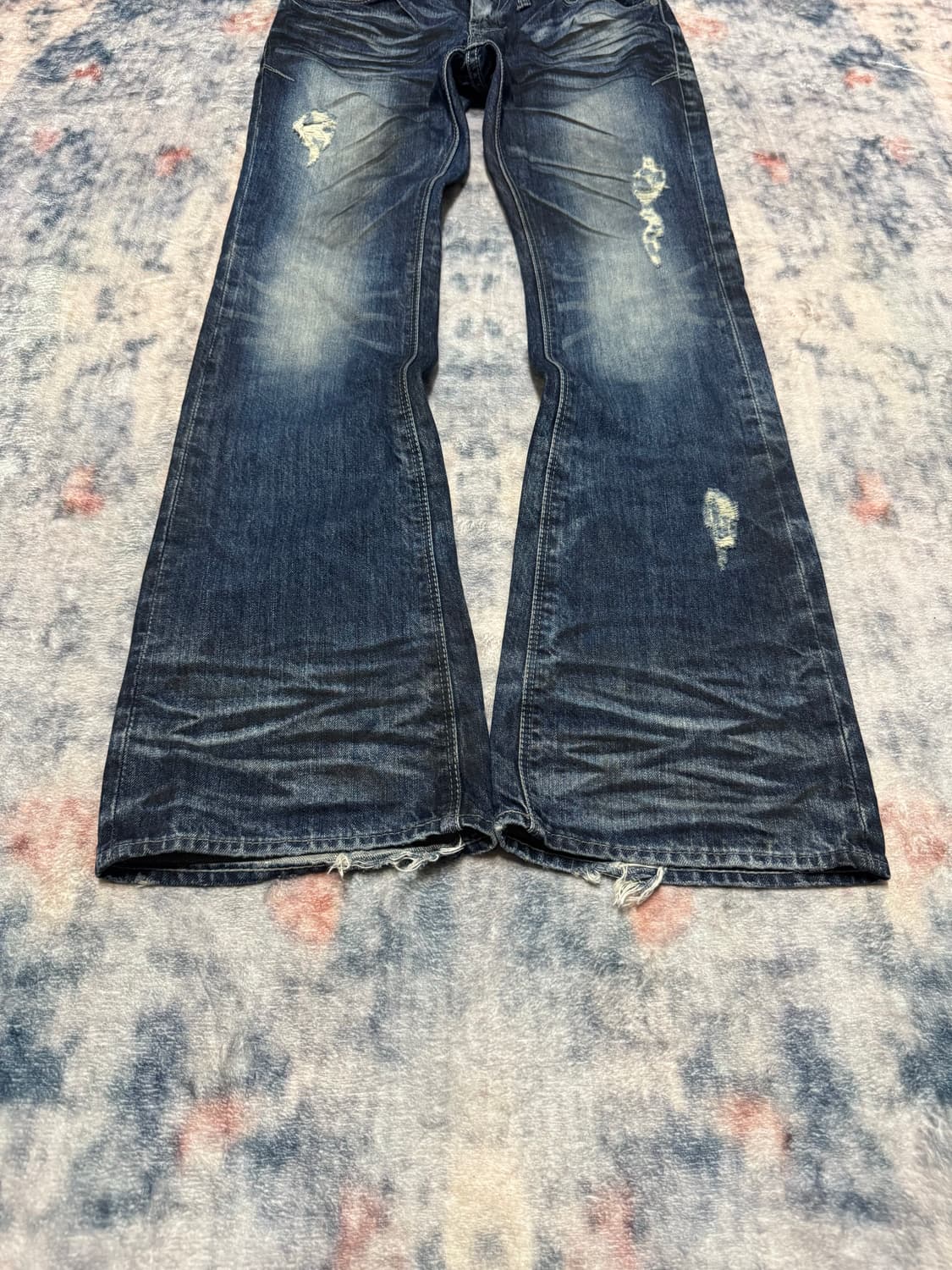 Fuga 00s archive whisker boot cut denim 상품이미지5