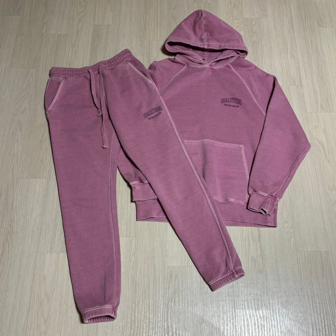 골스튜디오 여성 후드티&조거팬츠 셋업 세트 XS 상품이미지1