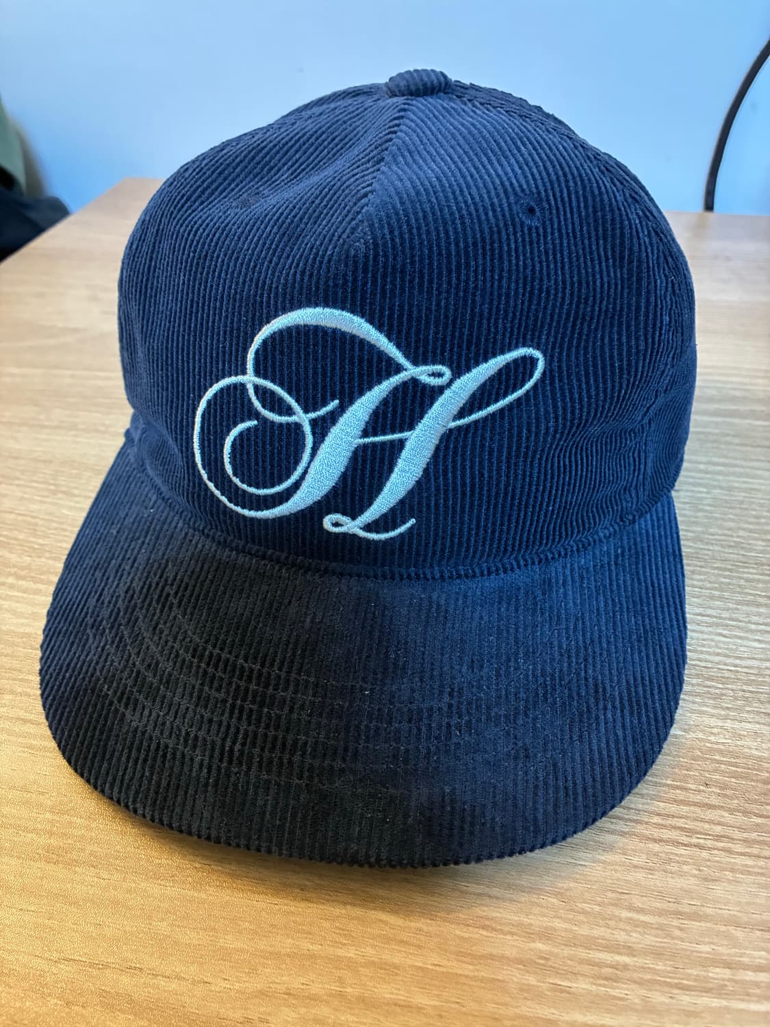 HMLS CORDUROY H LOGO 5 PANEL HAT - NAVY 상품이미지1