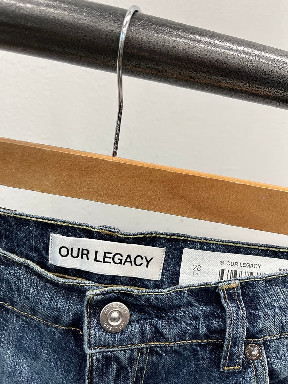 29) 아워레가시 신형 바스트컷 러버 리페어 데님 상품이미지3