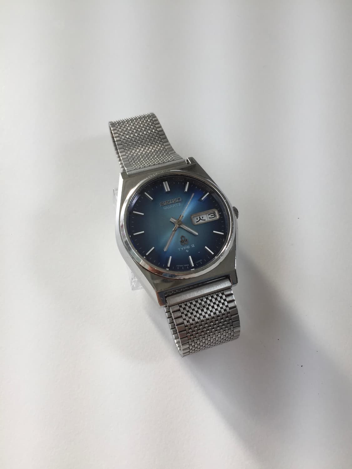 70s seiko type 2 blue gradation quartz 상품이미지8